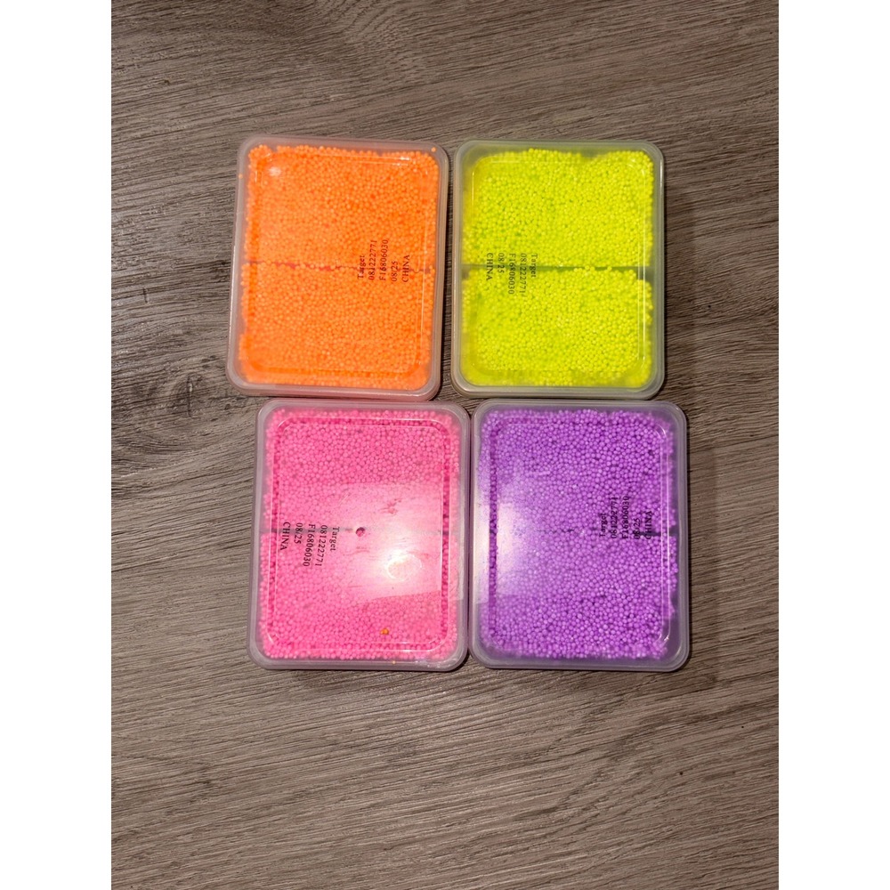 Target Floam 4 Pack Sensory Foam Putty Neon Pink Green Orange Purple F16806030